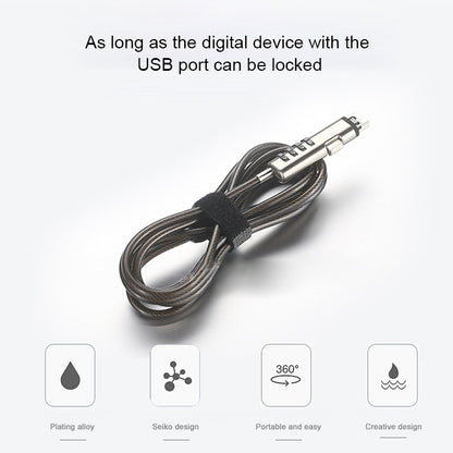 Universal USB Interface Laptop Security Lock by buy2fix