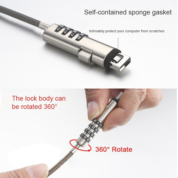 Universal USB Interface Laptop Security Lock by buy2fix