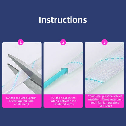 3mm High-voltage Insulating Pipe, Length: 90cm - Cable Ties & Organizers by buy2fix | Online Shopping UK | buy2fix