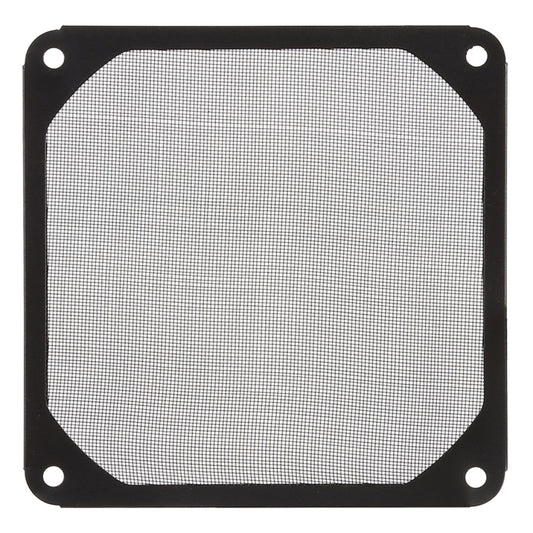 12cm Black Fan Dust Filter Computer Fan Aluminum Dustproof Cover - Fan Cooling by buy2fix | Online Shopping UK | buy2fix