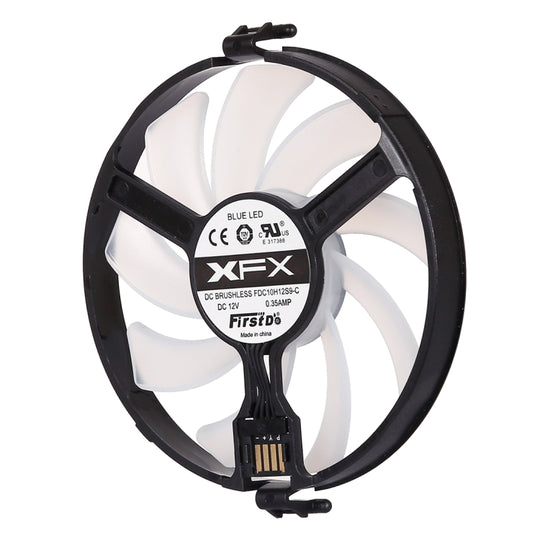 Refroidisseur de GPU, ventilateur de carte graphique, cartes VGA, pour XFX RX470 RX480, avec lumière rouge