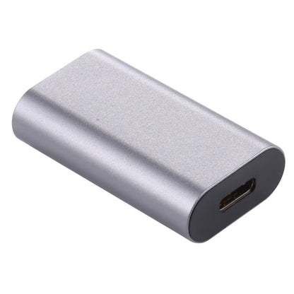 Type-C / USB-C Female to Mini DP Female Aluminium Alloy Adapter (Silver) by buy2fix