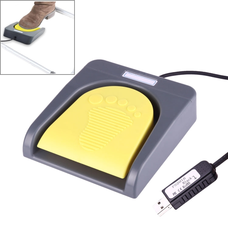 FS2016_USB PCsensor USB Foot Switch Foot Control Keyboard, Multimedia / Keyboard / Gamepad / Mouse / String / B Ultrasound Image Acquisition Functions by buy2fix