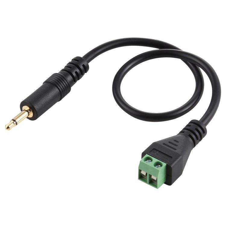 3.5mm Male to 2 Pin Pluggable Terminals Solder-free Connector Solderless Connection Adapter Cable, Length: 30cm - Microphone Audio Cable & Connector by buy2fix | Online Shopping UK | buy2fix