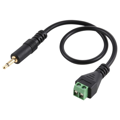 3.5mm Male to 2 Pin Pluggable Terminals Solder-free Connector Solderless Connection Adapter Cable, Length: 30cm - Microphone Audio Cable & Connector by buy2fix | Online Shopping UK | buy2fix