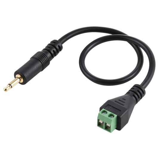 3.5mm Male to 2 Pin Pluggable Terminals Solder-free Connector Solderless Connection Adapter Cable, Length: 30cm - Microphone Audio Cable & Connector by buy2fix | Online Shopping UK | buy2fix
