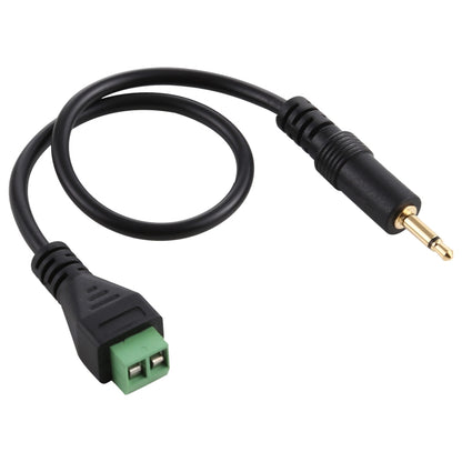 3.5mm Male to 2 Pin Pluggable Terminals Solder-free Connector Solderless Connection Adapter Cable, Length: 30cm - Microphone Audio Cable & Connector by buy2fix | Online Shopping UK | buy2fix