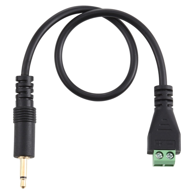 3.5mm Male to 2 Pin Pluggable Terminals Solder-free Connector Solderless Connection Adapter Cable, Length: 30cm - Microphone Audio Cable & Connector by buy2fix | Online Shopping UK | buy2fix