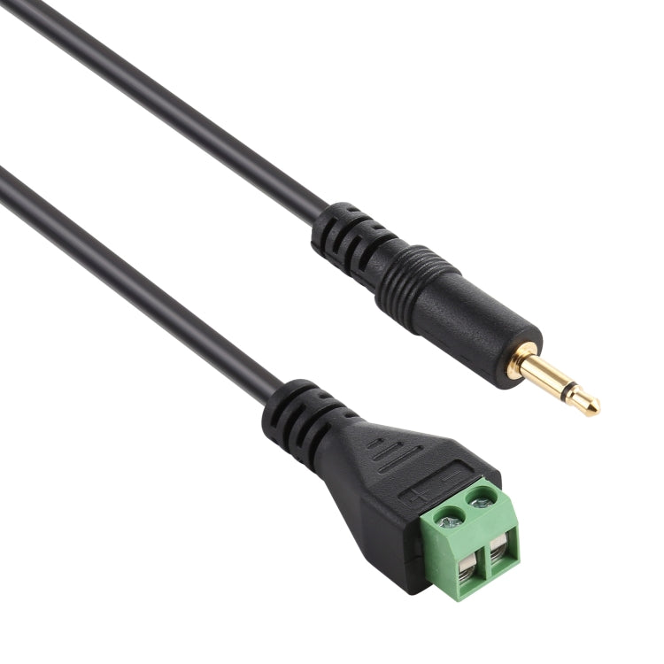 3.5mm Male to 2 Pin Pluggable Terminals Solder-free Connector Solderless Connection Adapter Cable, Length: 30cm - Microphone Audio Cable & Connector by buy2fix | Online Shopping UK | buy2fix
