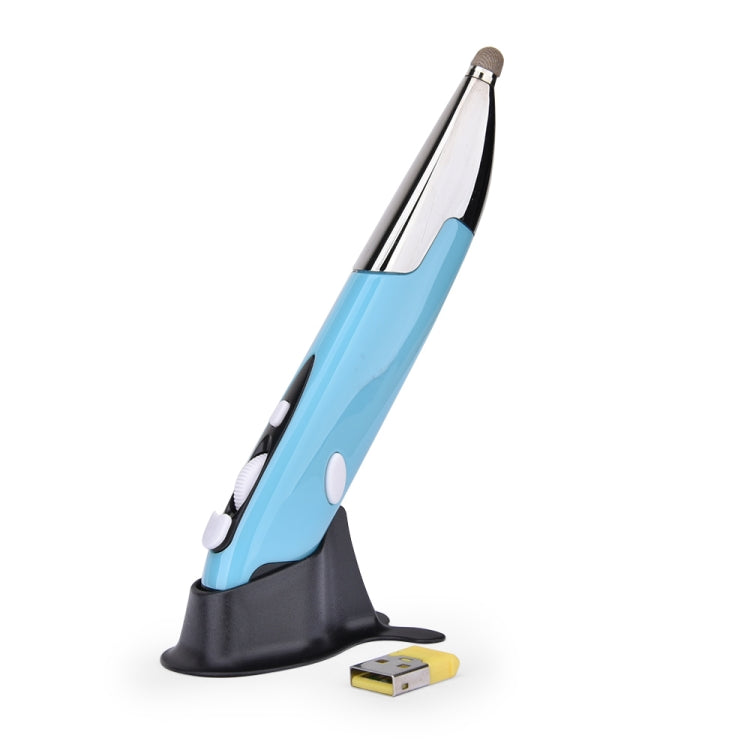 PR-06 4-keys Smart Wireless Optical Mouse with Stylus Pen Function (Blue) by buy2fix