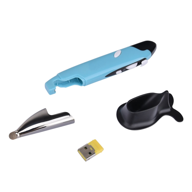 PR-06 4-keys Smart Wireless Optical Mouse with Stylus Pen Function (Blue) by buy2fix