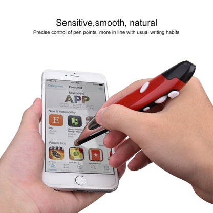 PR-06 4-keys Smart Wireless Optical Mouse with Stylus Pen Function (Red) by buy2fix
