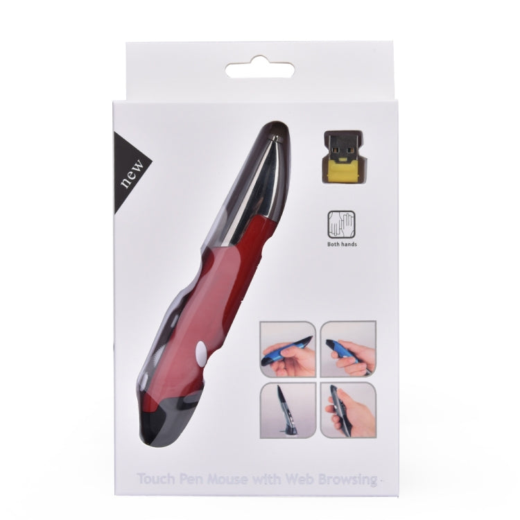 PR-06 4-keys Smart Wireless Optical Mouse with Stylus Pen Function (Red) by buy2fix