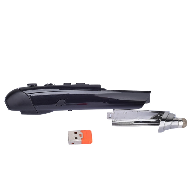 PR-08 6-keys Smart Wireless Optical Mouse with Stylus Pen & Laser Function (Black) by buy2fix