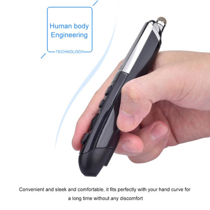 PR-08 6-keys Smart Wireless Optical Mouse with Stylus Pen & Laser Function (Black) by buy2fix