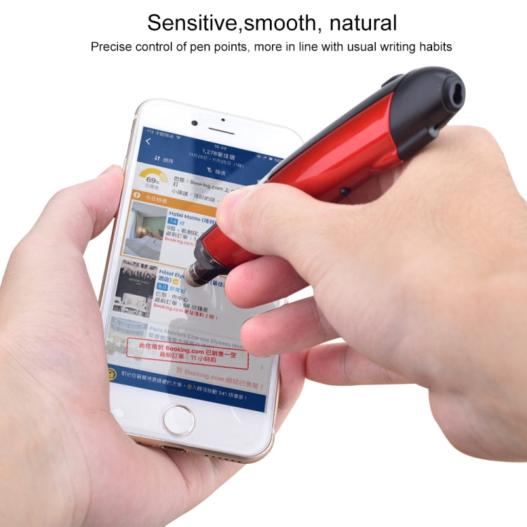 PR-08 6-keys Smart Wireless Optical Mouse with Stylus Pen & Laser Function (Red) by buy2fix