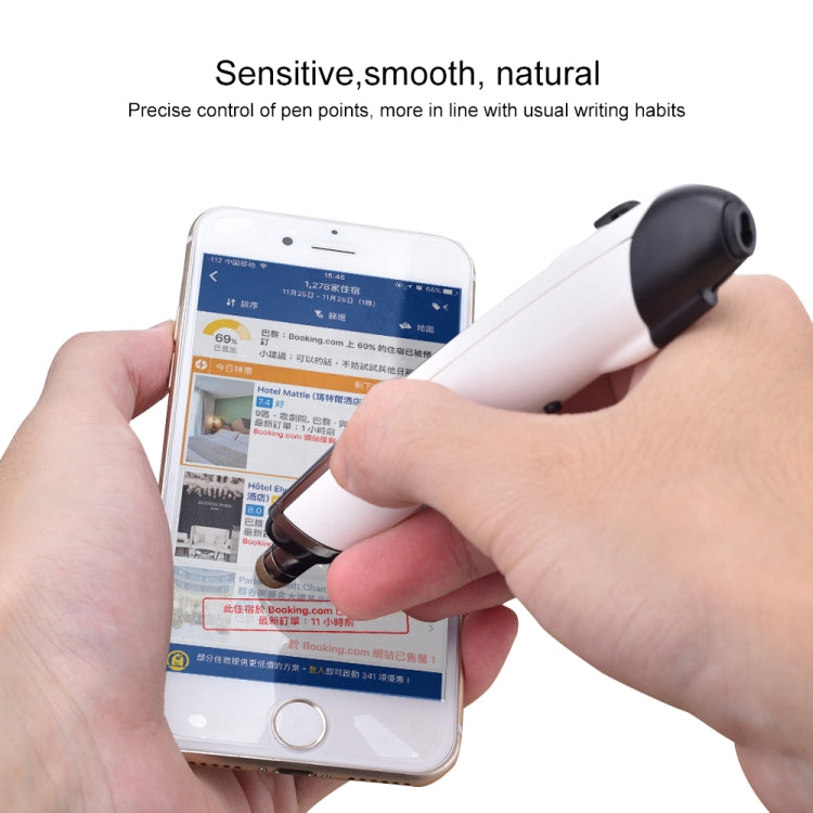 PR-08 6-keys Smart Wireless Optical Mouse with Stylus Pen & Laser Function (White) by buy2fix