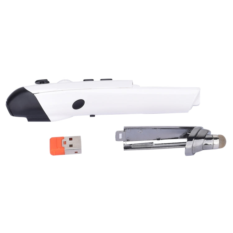 PR-08 6-keys Smart Wireless Optical Mouse with Stylus Pen & Laser Function (White) by buy2fix