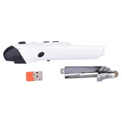 PR-08 6-keys Smart Wireless Optical Mouse with Stylus Pen & Laser Function (White) by buy2fix