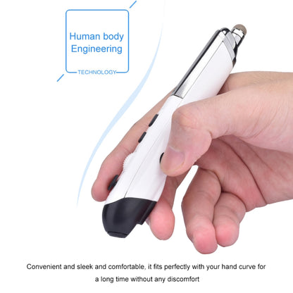 PR-08 6-keys Smart Wireless Optical Mouse with Stylus Pen & Laser Function (White) by buy2fix