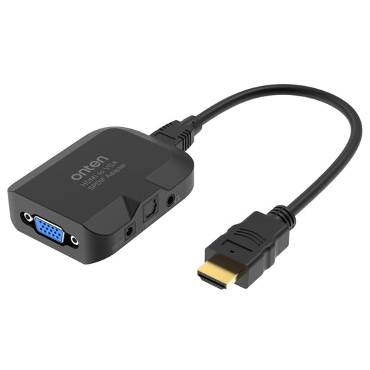 Onten 35165 HDMI to VGA + Optical Audio Converter for Speaker / TV / Computer by buy2fix