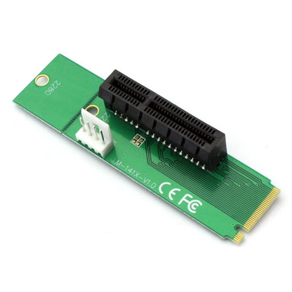 PCI-E 4X Female to NGFF M.2 M Key Male Adapter Converter Card with Power Cable by buy2fix