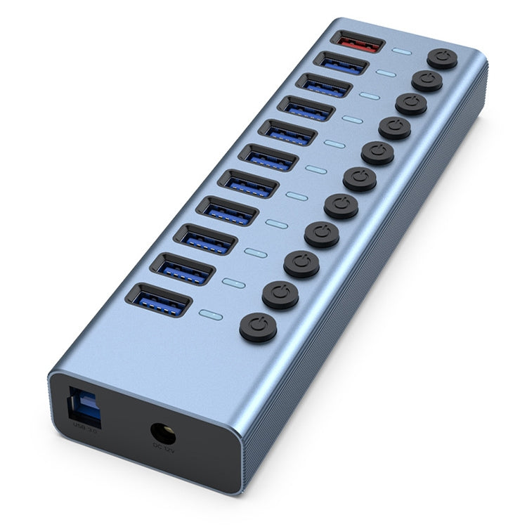11 in 1 USB 3.0 HUB Splitter with Independent Switch & 12V 4A Power Supply by buy2fix