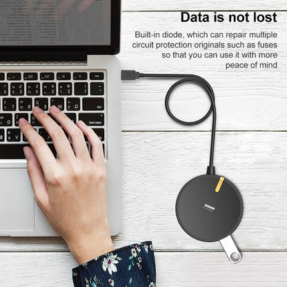 SH-016FXQ USB 2.0 to 4 USB 2.0 Interface Circular Splitter HUB by buy2fix