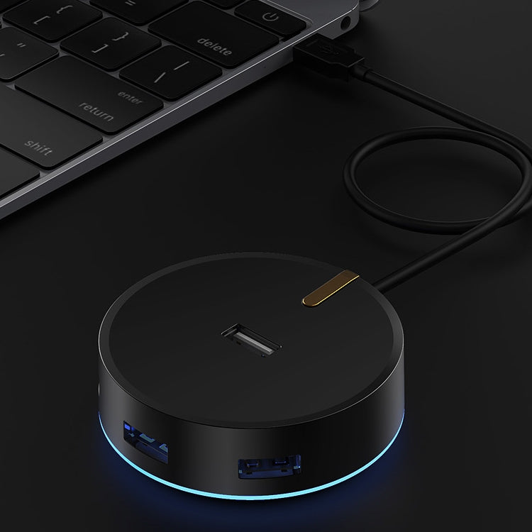 SH-016FXQ USB 2.0 to 4 USB 2.0 Interface Circular Splitter HUB by buy2fix