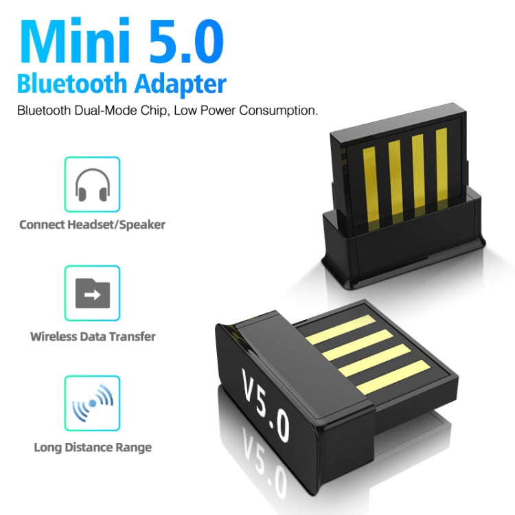 LY038 USB Mini Square Bluetooth 5.0 Adapter by buy2fix