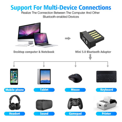 LY038 USB Mini Square Bluetooth 5.0 Adapter by buy2fix