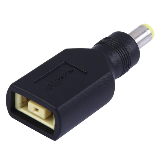 5,5 x 2,5 mm Stecker auf für Lenovo Big Square Buchse Netzteil (Schwarz)