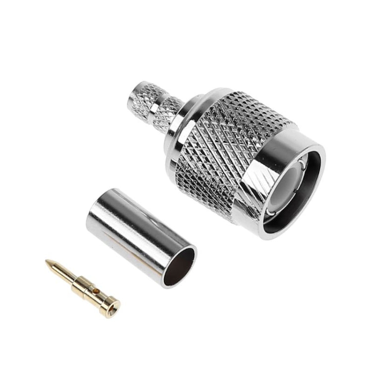 10 PCS TNC Male RF Coax Connector for Cable RG58 RG142 RG400 LMR195 by buy2fix