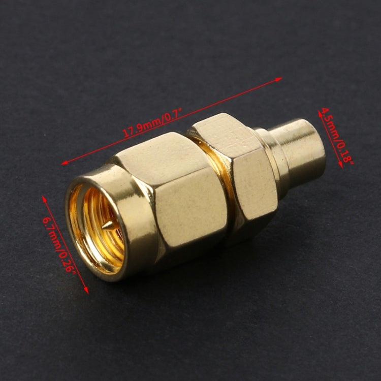 2 PCS SMA Male to MCX Female RF Coaxial Connector - DVB-T & Simulation Antenna by buy2fix | Online Shopping UK | buy2fix