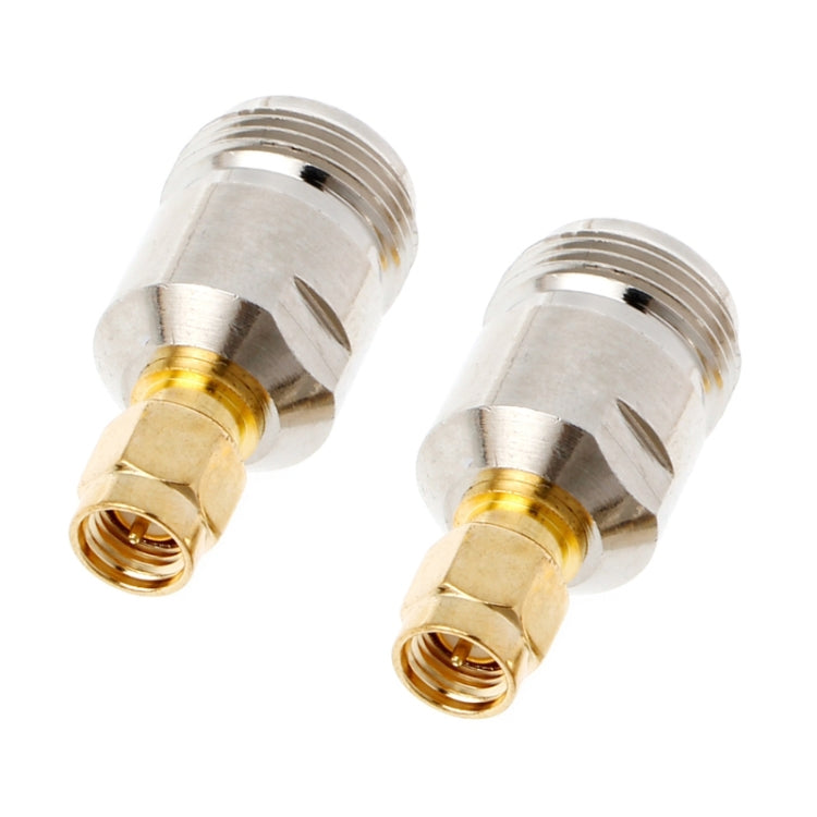 2 PCS SMA Male to N Female RF Coaxial Connector - DVB-T & Simulation Antenna by buy2fix | Online Shopping UK | buy2fix