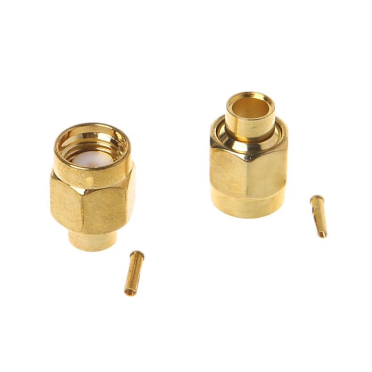 20 PCS SMA-JB3 RF Connector SMA Male Inner Screw & Pin Solder Semi-Rigid - DVB-T & Simulation Antenna by buy2fix | Online Shopping UK | buy2fix