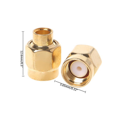 20 PCS SMA-JB3 RF Connector SMA Male Inner Screw & Pin Solder Semi-Rigid - DVB-T & Simulation Antenna by buy2fix | Online Shopping UK | buy2fix