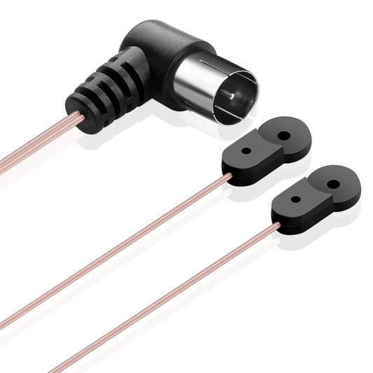 2m FM Dipole Antenna Female Plug Connector Stereo Audio Radio Receiver - DVB-T & Simulation Antenna by buy2fix | Online Shopping UK | buy2fix