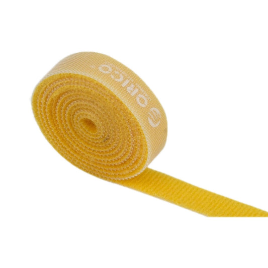 ORICO CBT-1S 1m Reusable & Dividable Hook and Loop Cable Ties(Yellow) - Cable Ties & Organizers by ORICO | Online Shopping UK | buy2fix