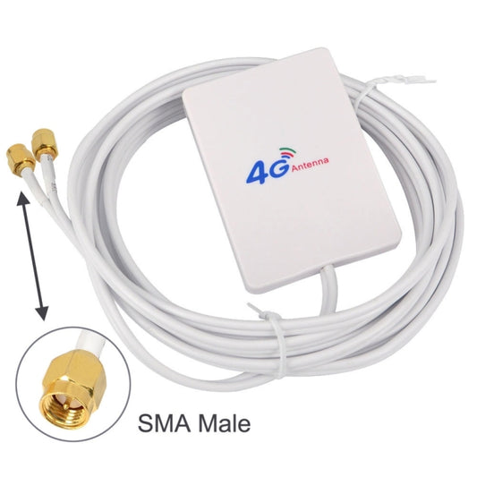 28dBi 4G Antenna with SMA Male Connector for 4G LTE FDD/TDD Router - DVB-T & Simulation Antenna by buy2fix | Online Shopping UK | buy2fix