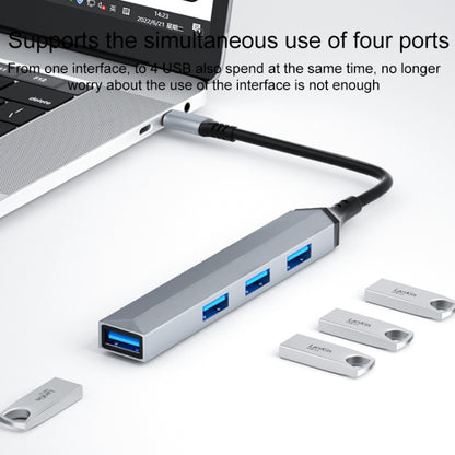 V252 4 in 1 USB-C / Type-C to USB Docking Station HUB Adapter by buy2fix