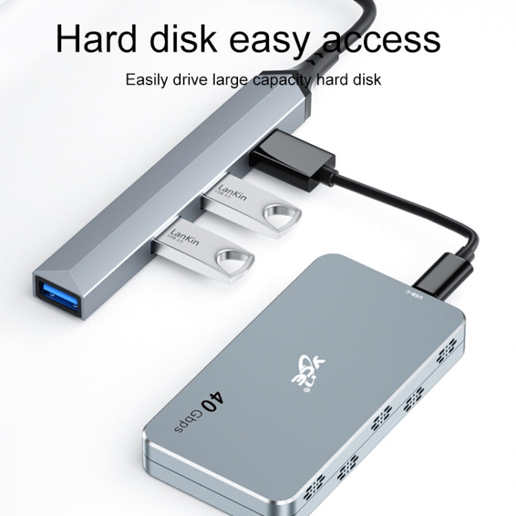 V252 4 in 1 USB-C / Type-C to USB Docking Station HUB Adapter by buy2fix
