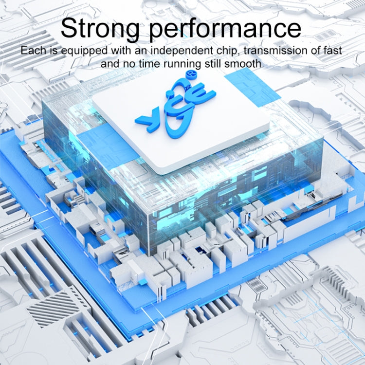 V252B 4 in 1 USB + USB-C/Type-C to USB Multifunctional Docking Station HUB Adapter by buy2fix