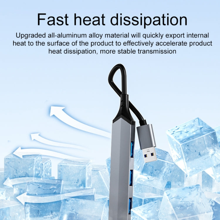 V253A 5 in 1 USB to USB Multifunctional Docking Station HUB Adapter by buy2fix