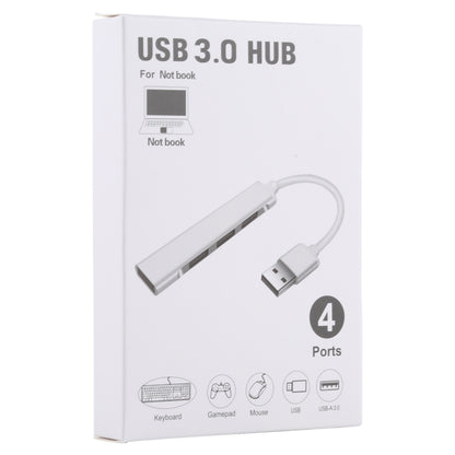 A-809 USB 3.0 + 3 x USB 2.0 to USB 3.0 Aluminum Alloy HUB Adapter(Silver) by buy2fix