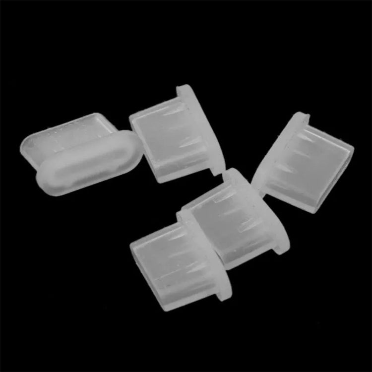 20 PCS Silicone Anti-Dust Plugs for USB-C / Type-C Port(Transparent) - Anti-Dust Plugs by buy2fix | Online Shopping UK | buy2fix