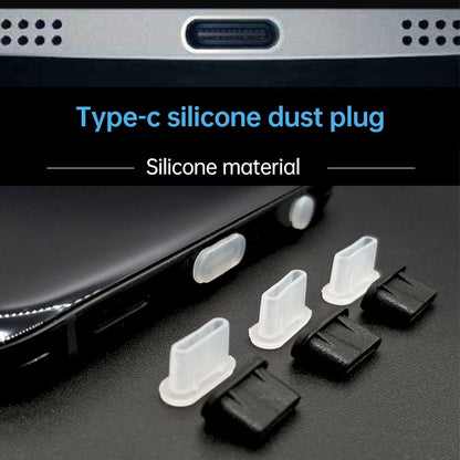 20 PCS Silicone Anti-Dust Plugs for USB-C / Type-C Port(Black) - Anti-Dust Plugs by buy2fix | Online Shopping UK | buy2fix
