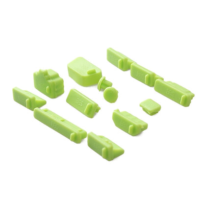 13 in 1 Universal Silicone Anti-Dust Plugs for Laptop(Green) - Anti-Dust Plugs by buy2fix | Online Shopping UK | buy2fix