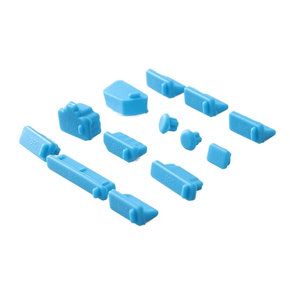 13 in 1 Universal Silicone Anti-Dust Plugs for Laptop(Blue) - Anti-Dust Plugs by buy2fix | Online Shopping UK | buy2fix