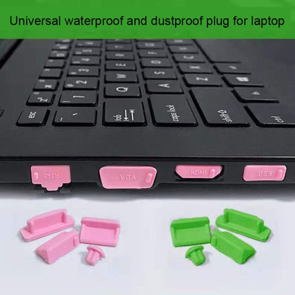 13 in 1 Universal Silicone Anti-Dust Plugs for Laptop(Purple) - Anti-Dust Plugs by buy2fix | Online Shopping UK | buy2fix